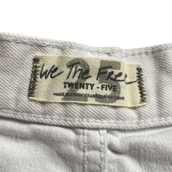 Upcycled High Rise Jean Shorts Reworked Grunge Concert Grateful Dead Bears S 25 - Picture 5 of 15